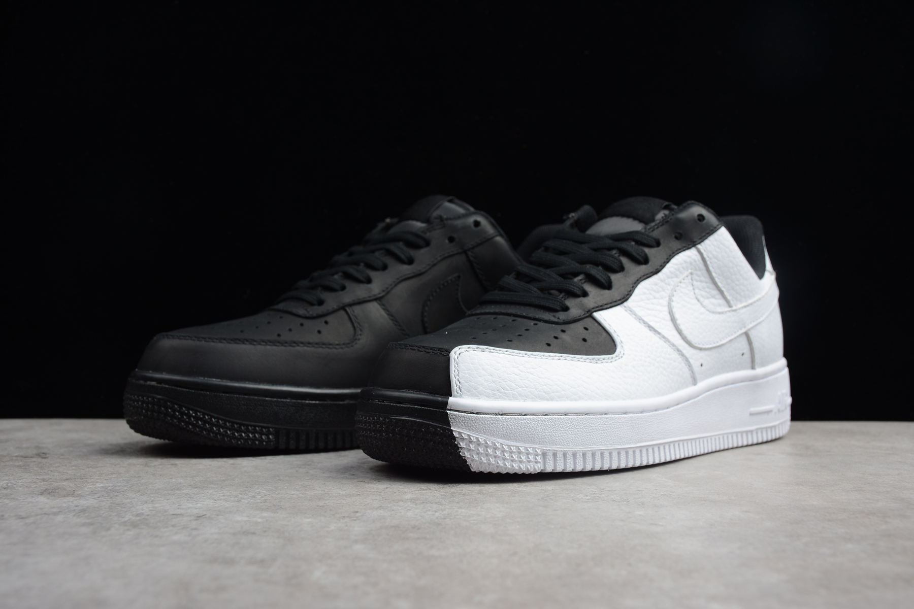 air forces half black and white