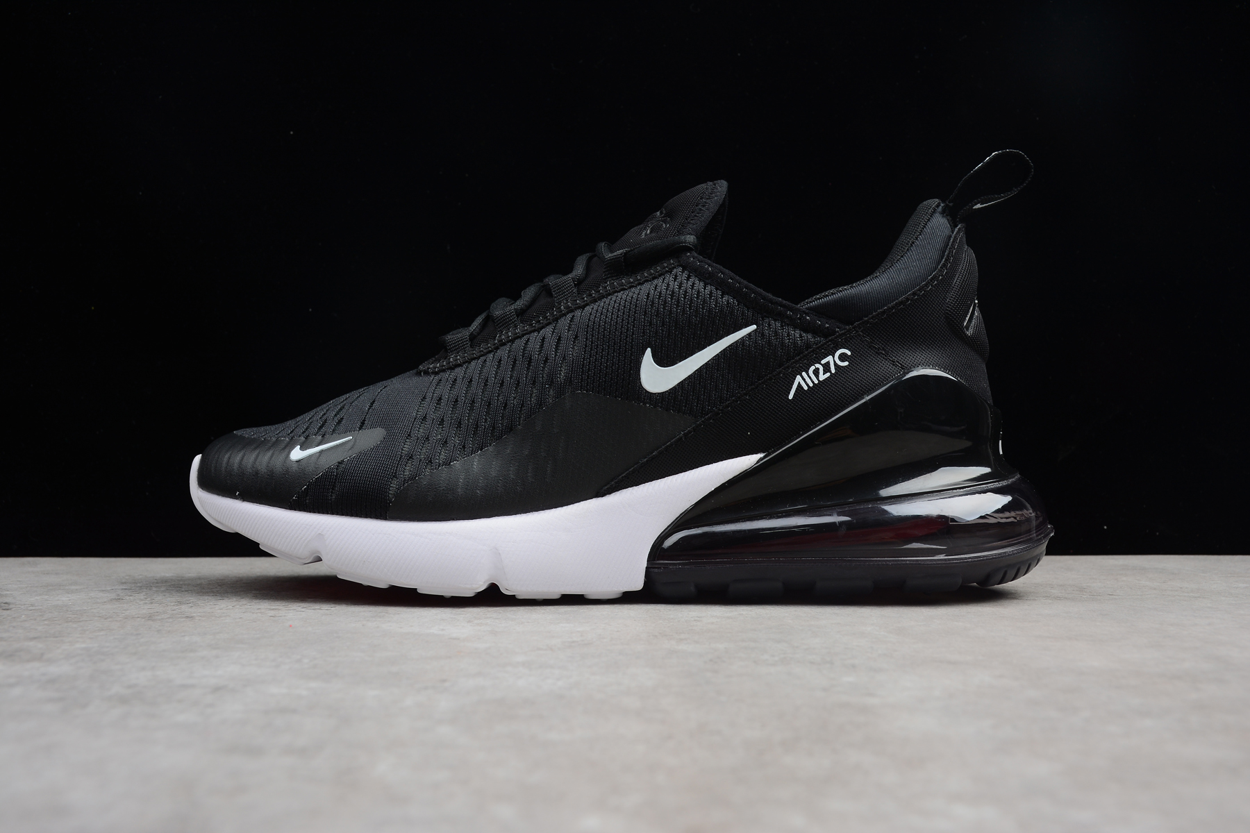 Nike Air Max 270 "Black/White" AH8050-002 Men's and Women's Size For Sale
