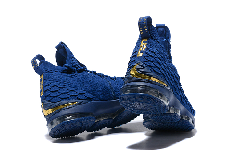 Nike LeBron 15 &quot;Agimat Philippines&quot; Coastal Blue/Metallic Gold Men&#39;s Basketball Shoes