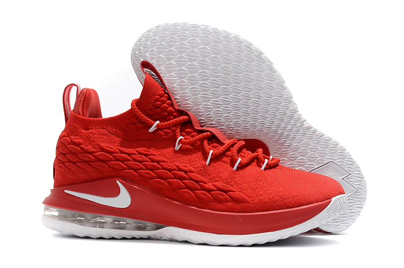 lebron red and white shoes