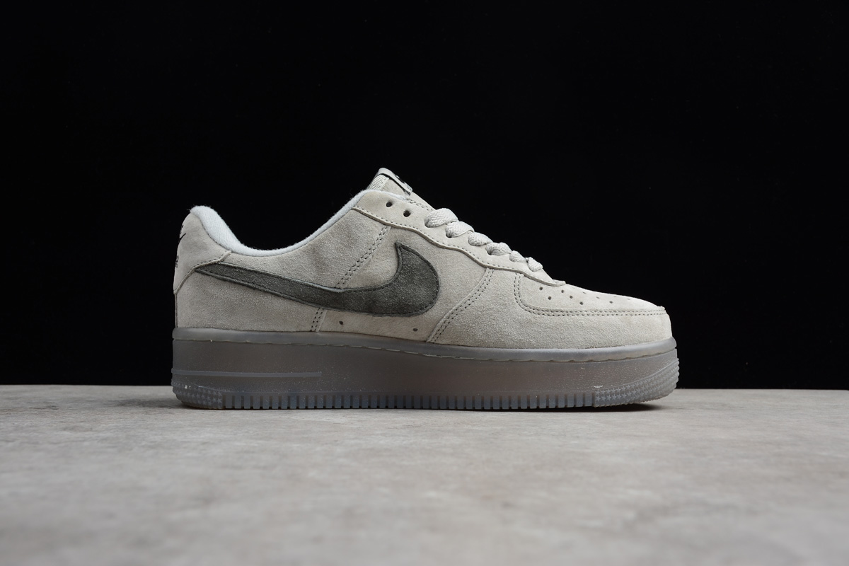 Reigning Champ x Nike Air Force 1 Low '07 LV8 Suede Light Grey/Black ...