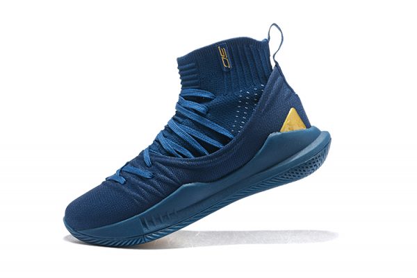 curry 5 blue and white