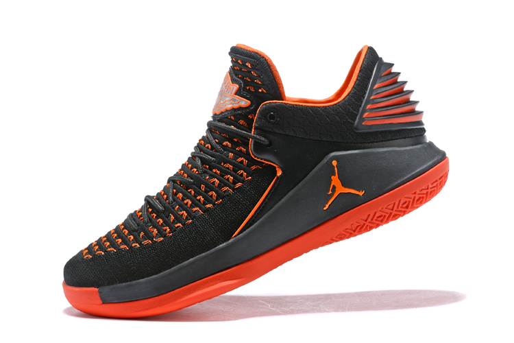 orange jordan basketball shoes