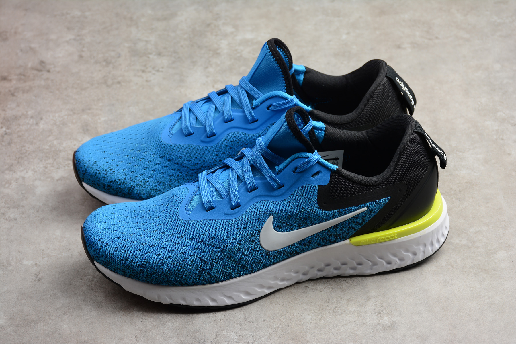 Nike Odyssey React Lake Blue/Black Men's Running Shoes AO9819-400