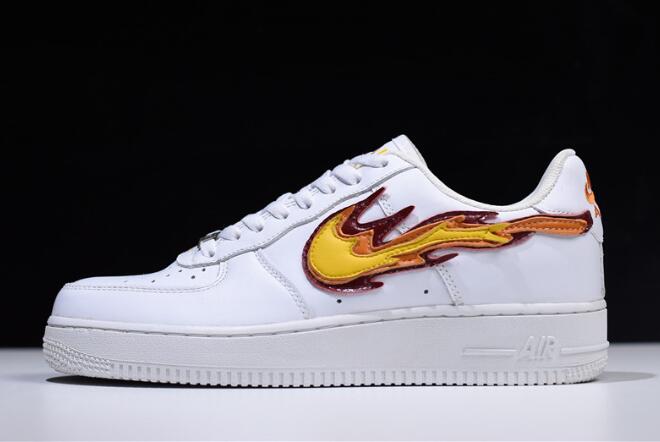 flame air force ones