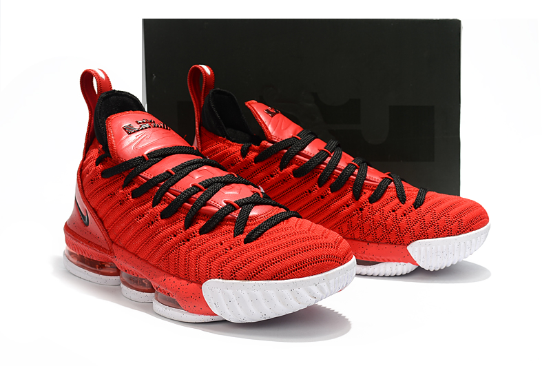 lebron 16 red and black mens