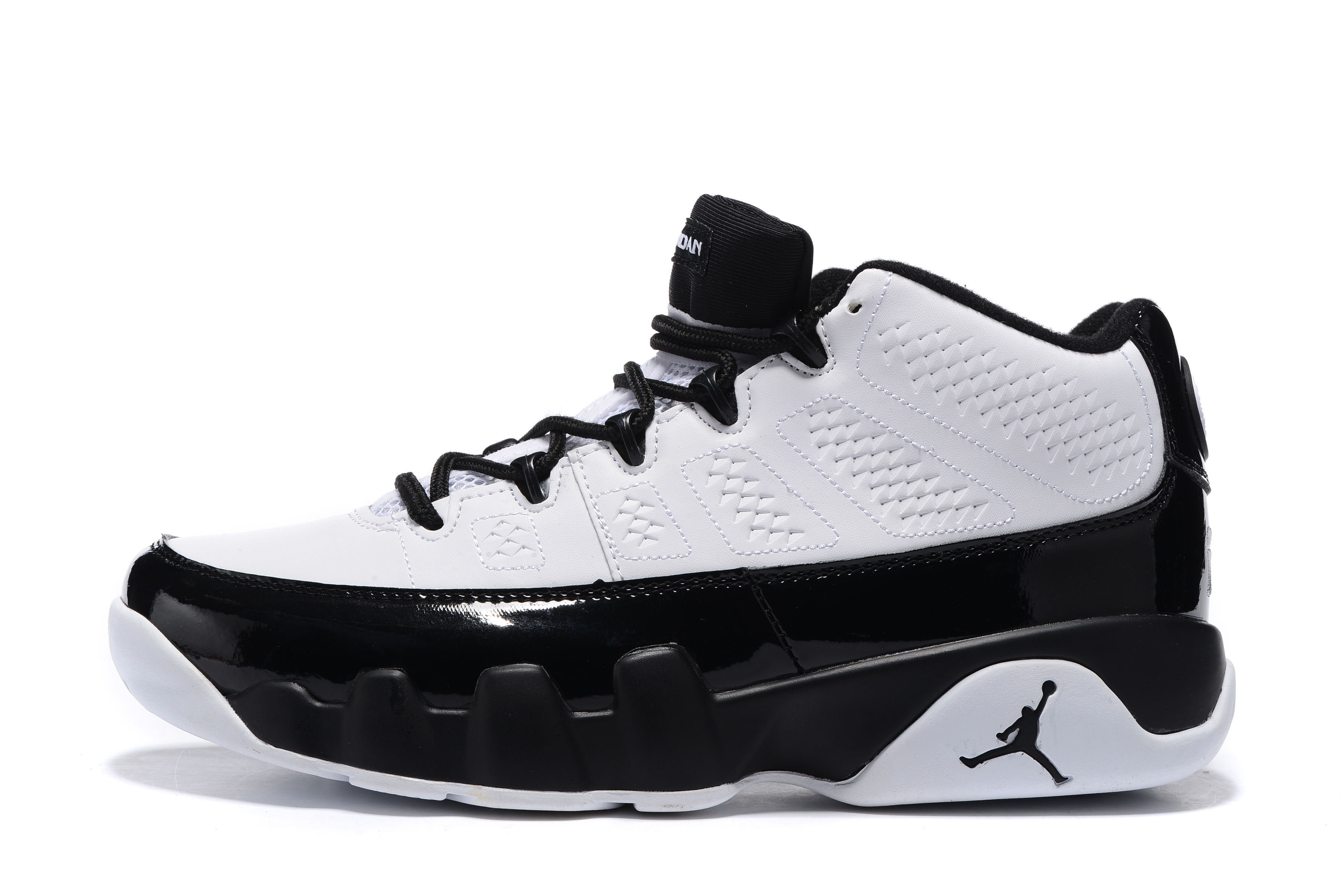 New Air Jordan 9 Retro Low White/Black 