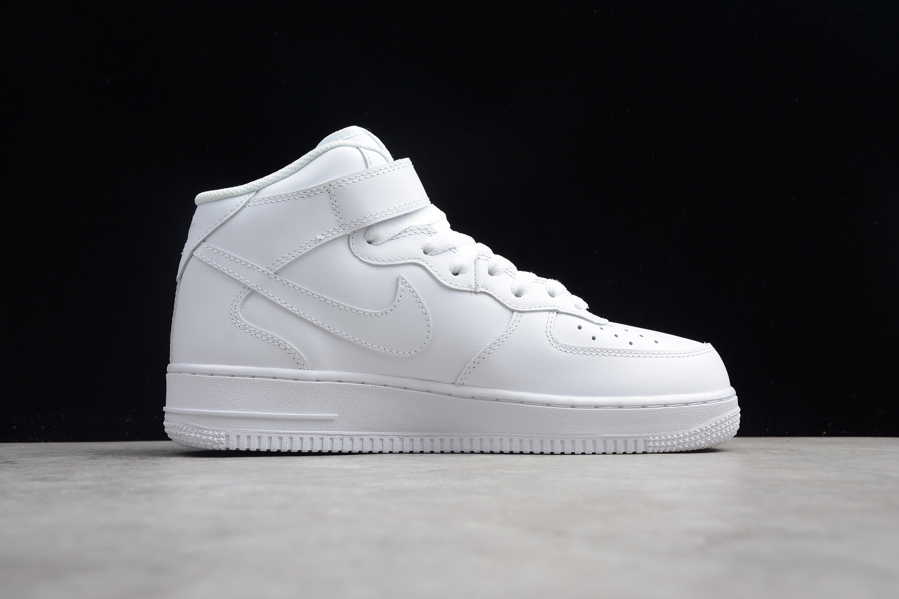 White Air Force Ones Mid - Airforce Military