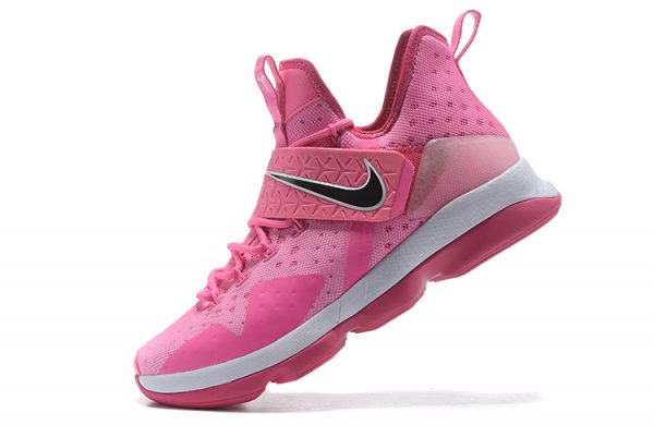 lebron pink basketball shoes