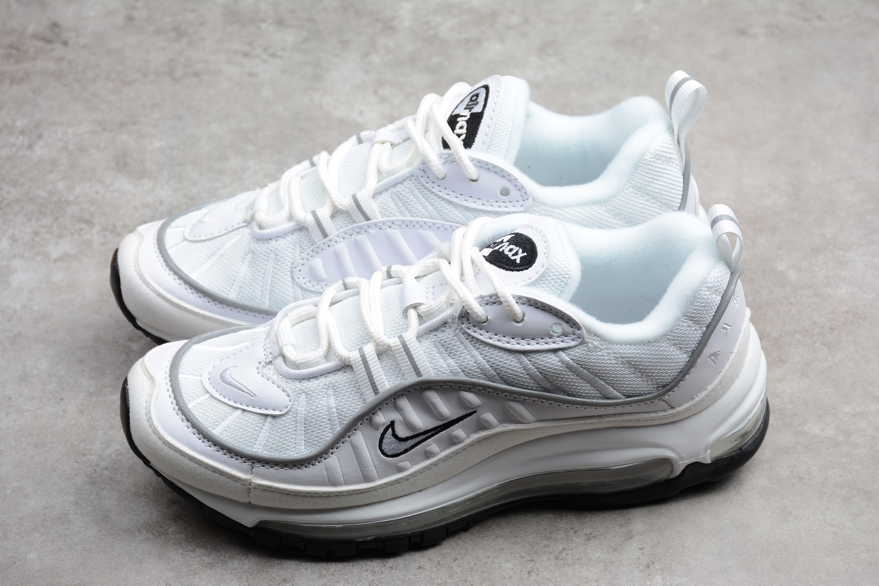 Nike Air Max 98 White/Reflective Silver AH6799-103 For Sale