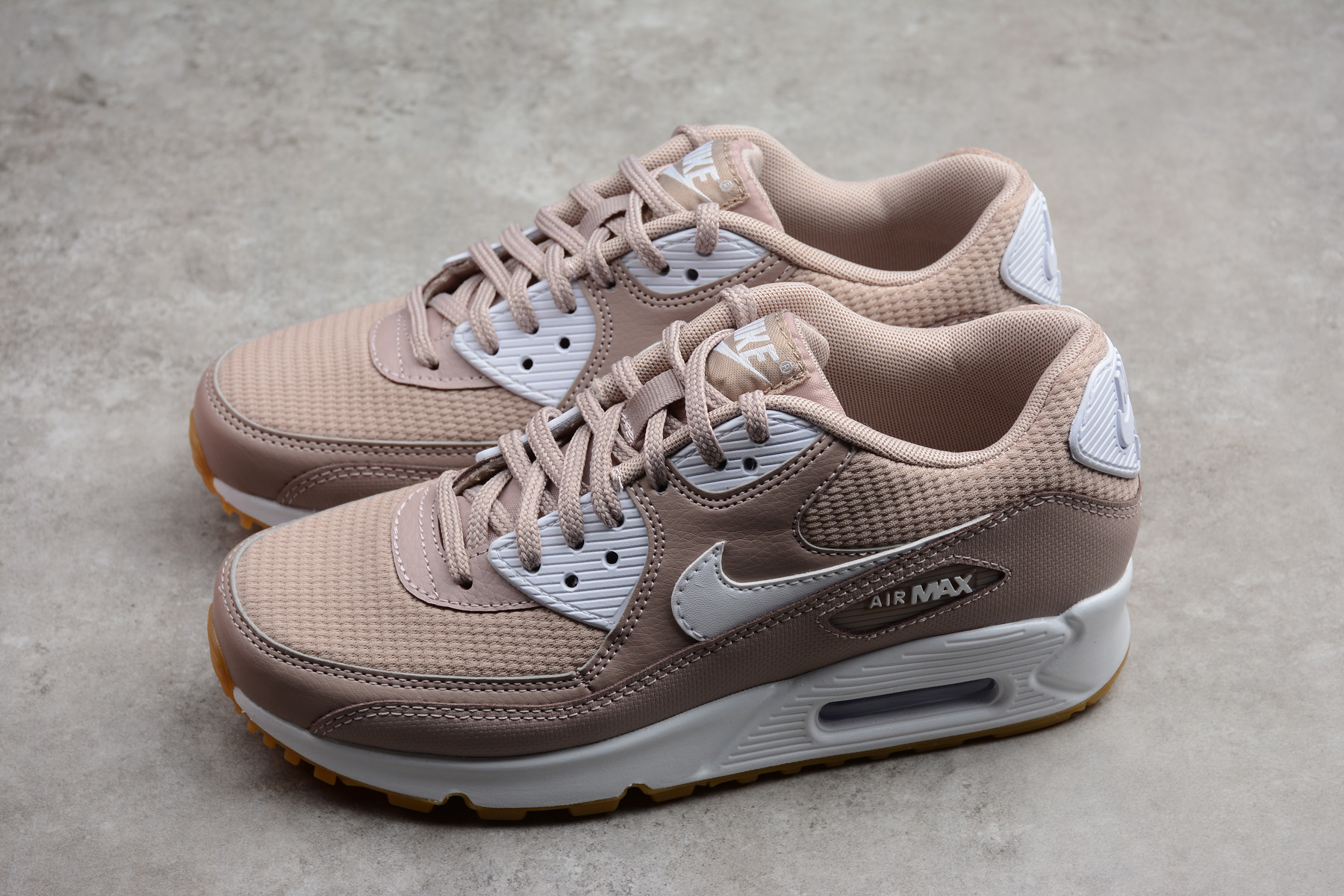 Women's Nike Air Max 90 Essential Diffused Taupe/WhiteGum 325213210