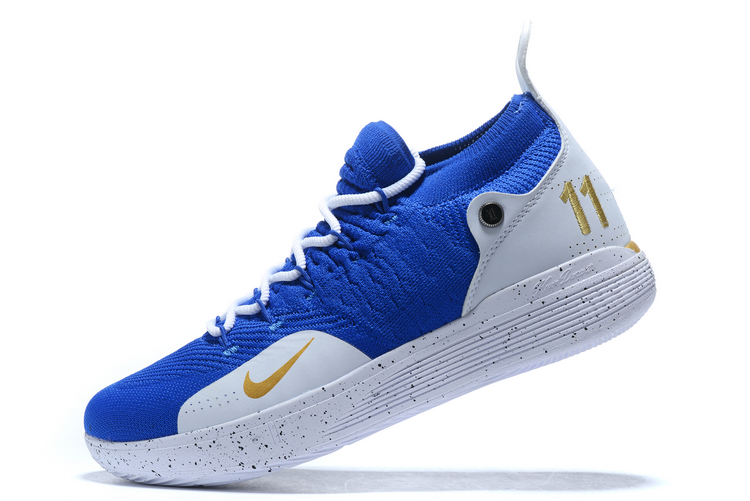 nike kd 11 blue and gold