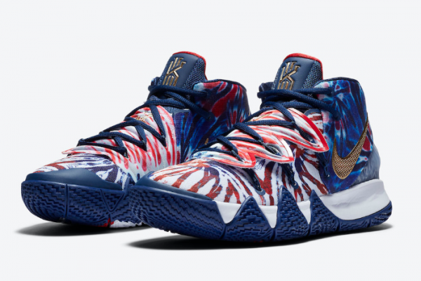 Nike Kyrie S2 Hybrid “Tie-Dye” Blue Red Shoes CT1971-400 Sale-2