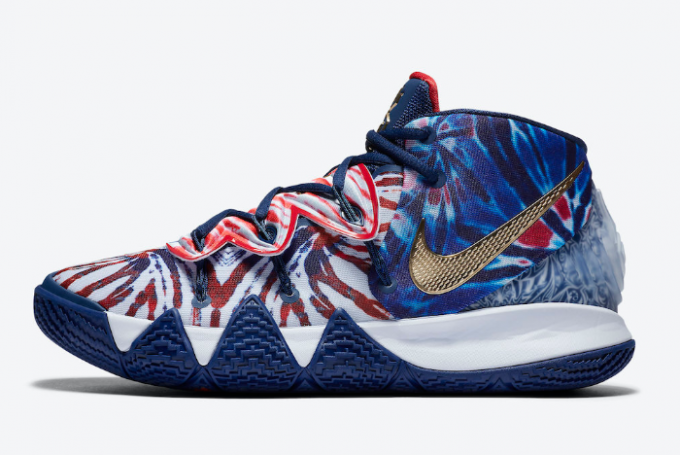 Nike Kyrie S2 Hybrid “Tie-Dye” Blue Red Shoes CT1971-400 Sale