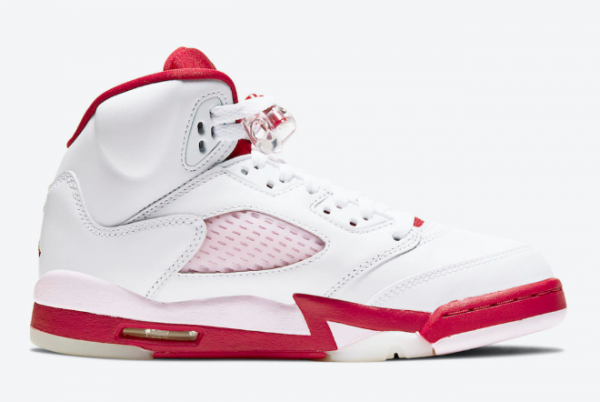 2020 Air Jordan 5 “Pink Foam” White/Pink Foam-Gym Red Shoes To Buy 440892-106-1