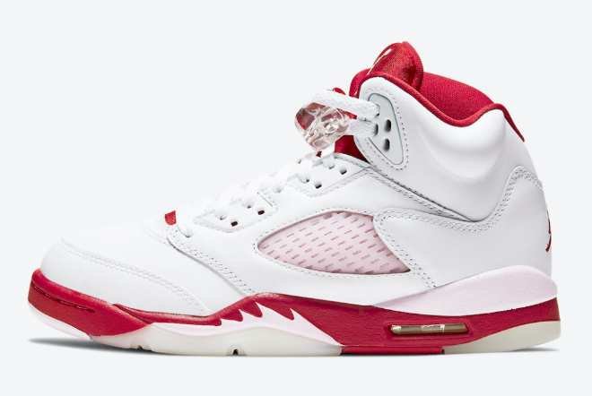 2020 Air Jordan 5 “Pink Foam” White/Pink Foam-Gym Red Shoes To Buy 440892-106