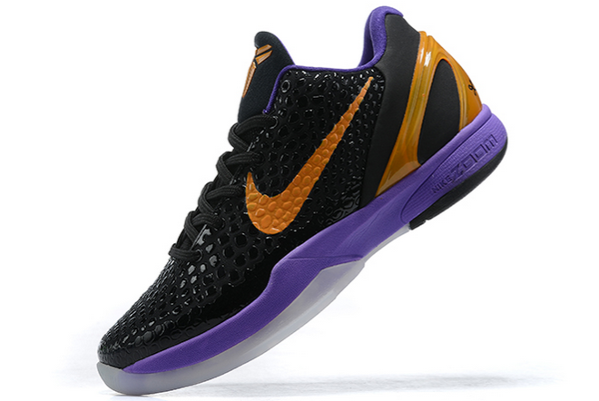 Nike Kobe 6 Protro Black/Purple-Metallic Gold Shoes
