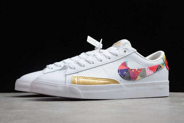 New Nike Blazer Low LE Chinese New Year White/Multi-Color Shoes BV6655-116 -4