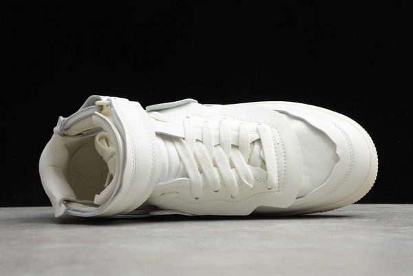 2020 Comme des Garçons x Nike Air Force 1 Mid “CDG” White Shoes-3