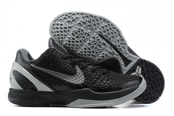 2020 Newest Nike Kobe 6 Protro Black/Grey Shoes For Sale-3