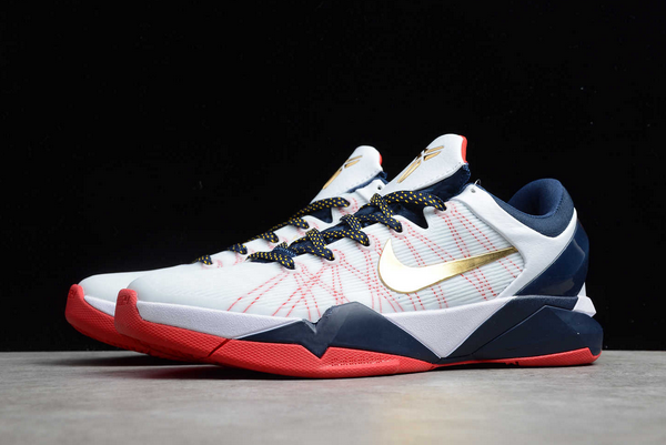Men And Women' Size Nike Zoom Kobe 7 System Gold Medal 488371-104-2
