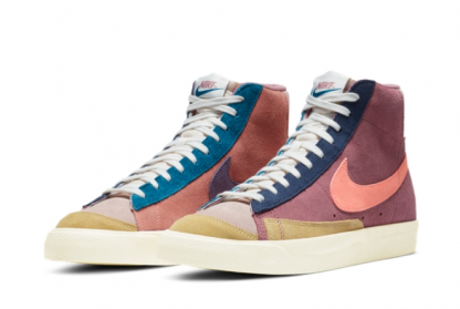 2021 New Nike Blazer Mid ’77 Vintage Suede Desert Berry For Sale DC9179-664 -3