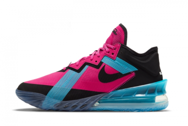 2021 New Nike LeBron 18 Low Neon Nights For Sale CV7562-600
