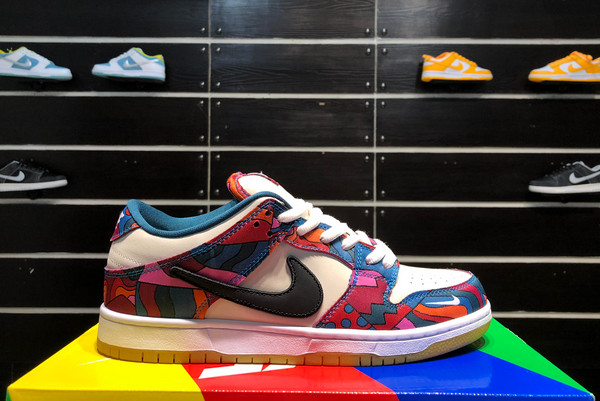 2021 New DH7695-600 Parra x Nike Dunk Low Pro SB Abstract Art For Sale
