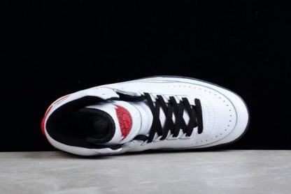 2022 Latest DJ4375-101 Air Jordan 2 High AJ2 White/Black-Varsity Red For Sale-4