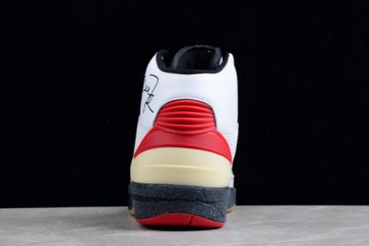 2022 Latest DJ4375-101 Air Jordan 2 High AJ2 White/Black-Varsity Red For Sale-3