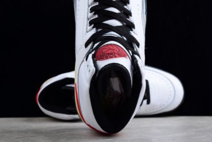 2022 Latest DJ4375-101 Air Jordan 2 High AJ2 White/Black-Varsity Red For Sale-2