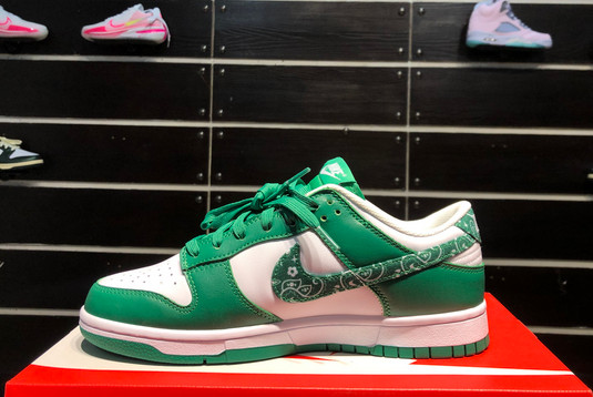 2022 Latest Nike Dunk Low Green Paisley DH4401-102 For Sale-1