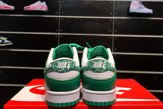 2022 Latest Nike Dunk Low Green Paisley DH4401-102 For Sale-5