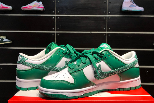 2022 Latest Nike Dunk Low Green Paisley DH4401-102 For Sale-2